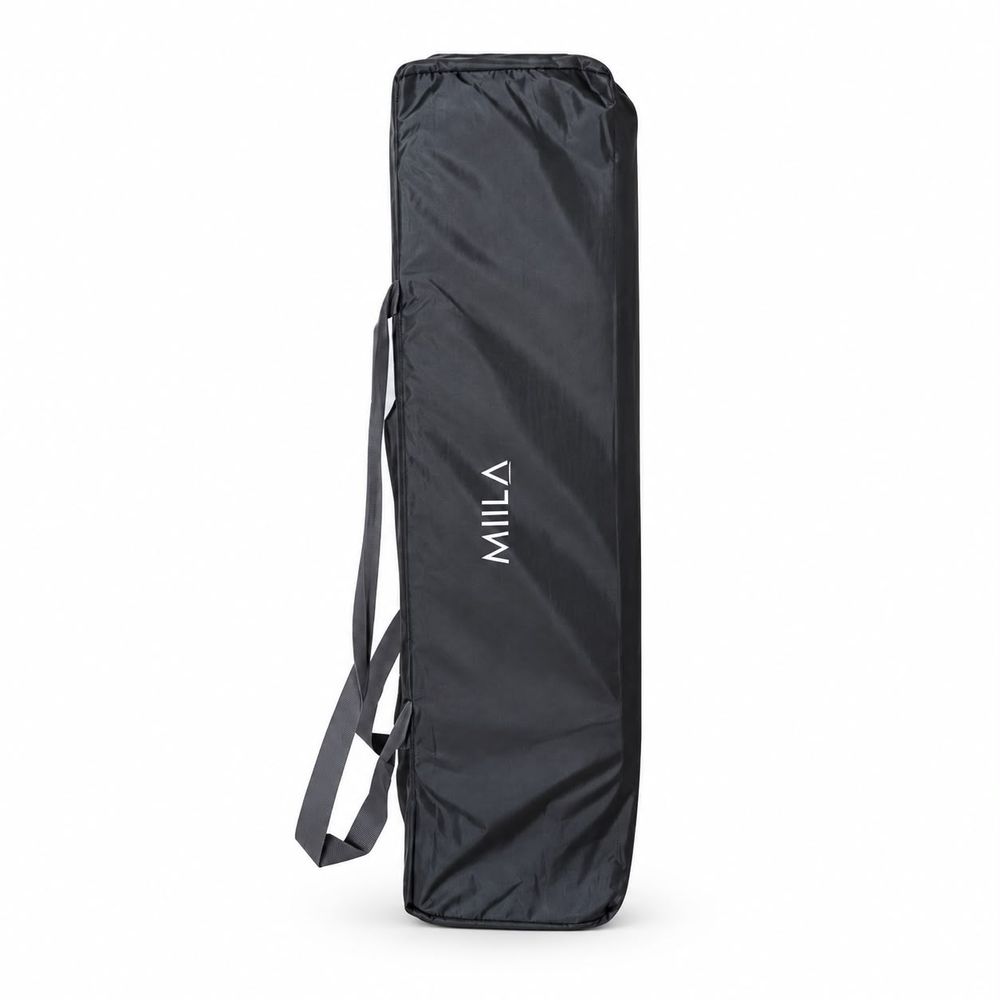 Miila - Foldable Baby Travel Cot & Playpen - Grey - 120 x 60 cm