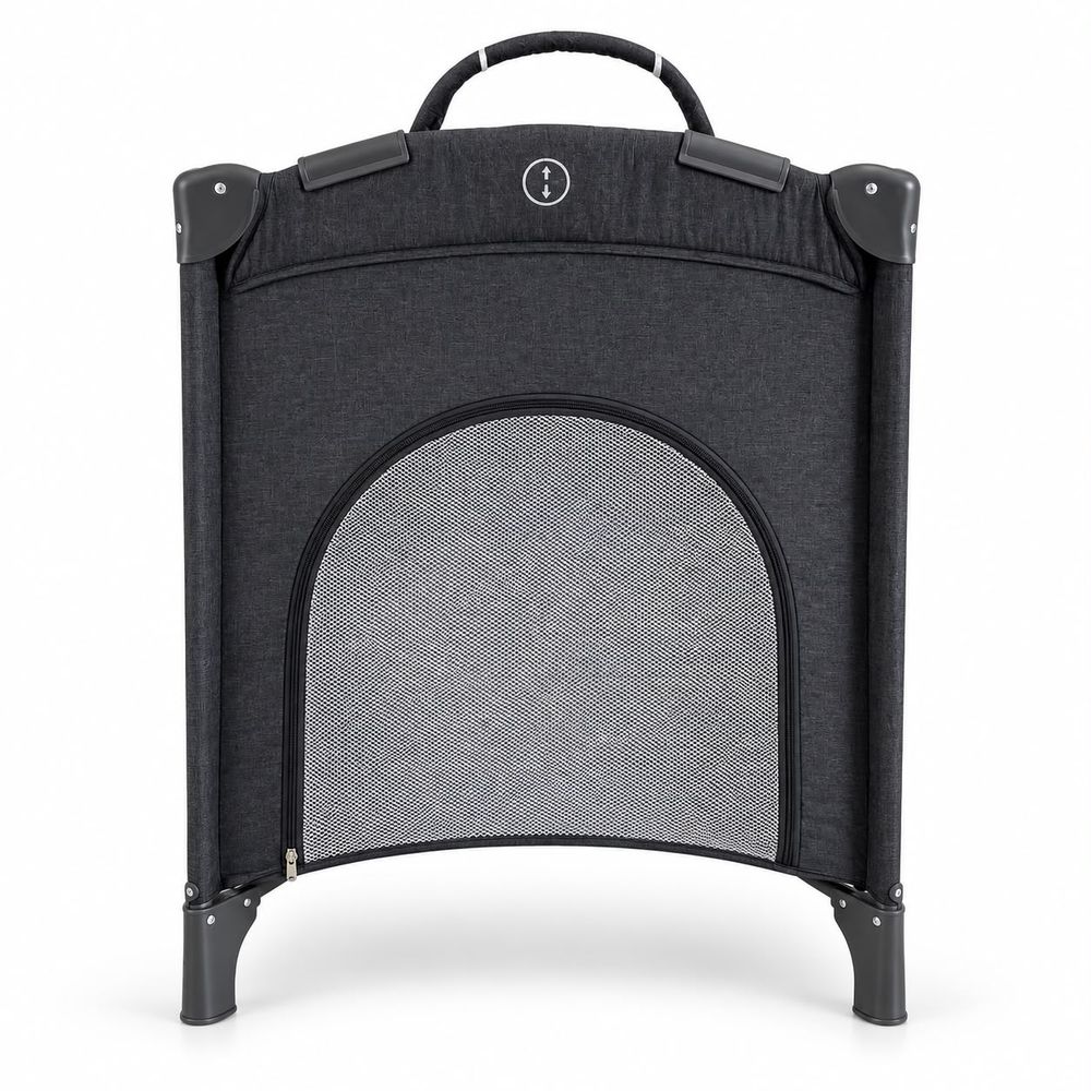 Miila - Foldable Baby Travel Cot & Playpen - Grey - 120 x 60 cm