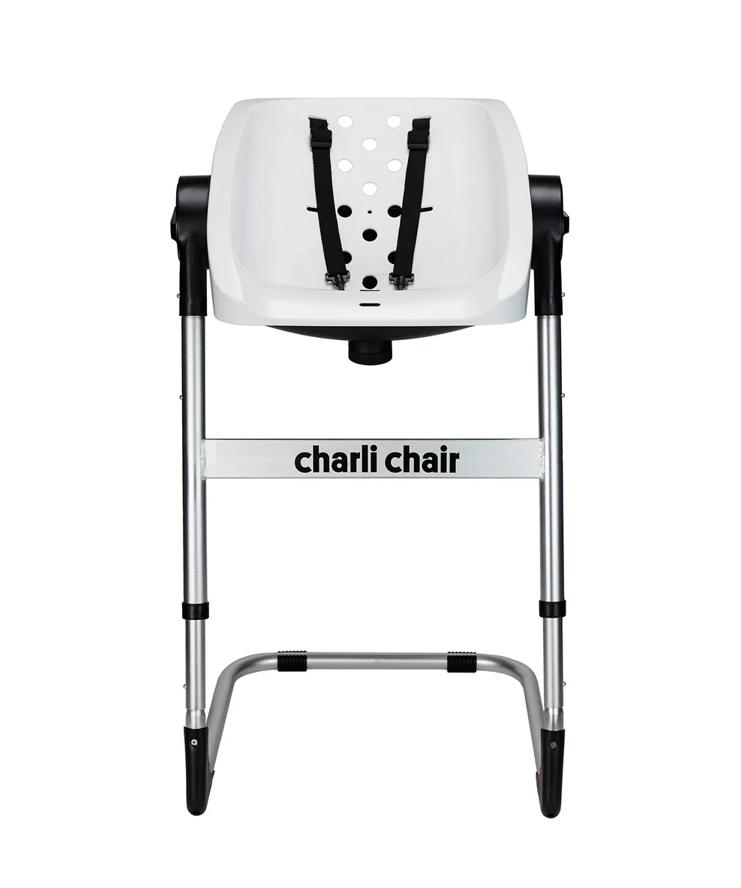 Charli Chair - 2-in-1 Baby Bath & Shower Support - White