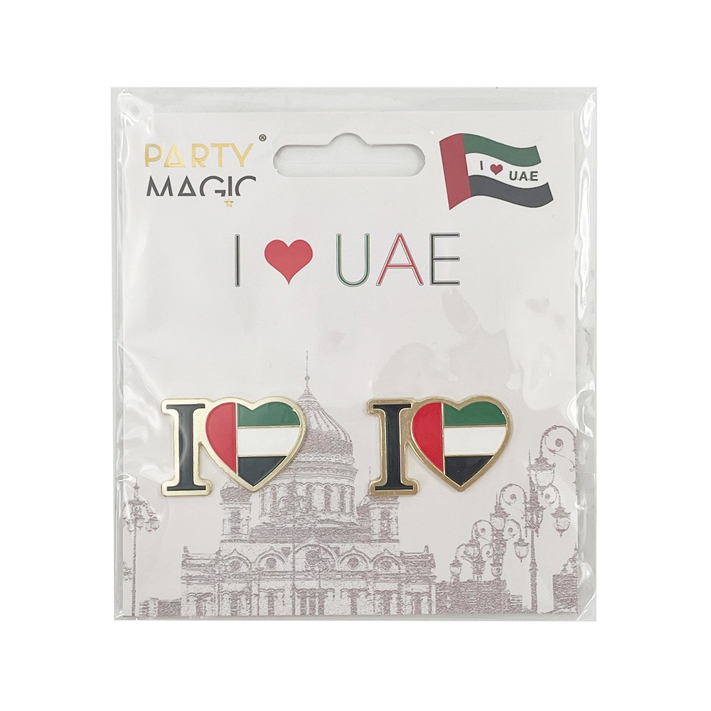 Party Magic - UAE Magnet Pins - 2 Pcs