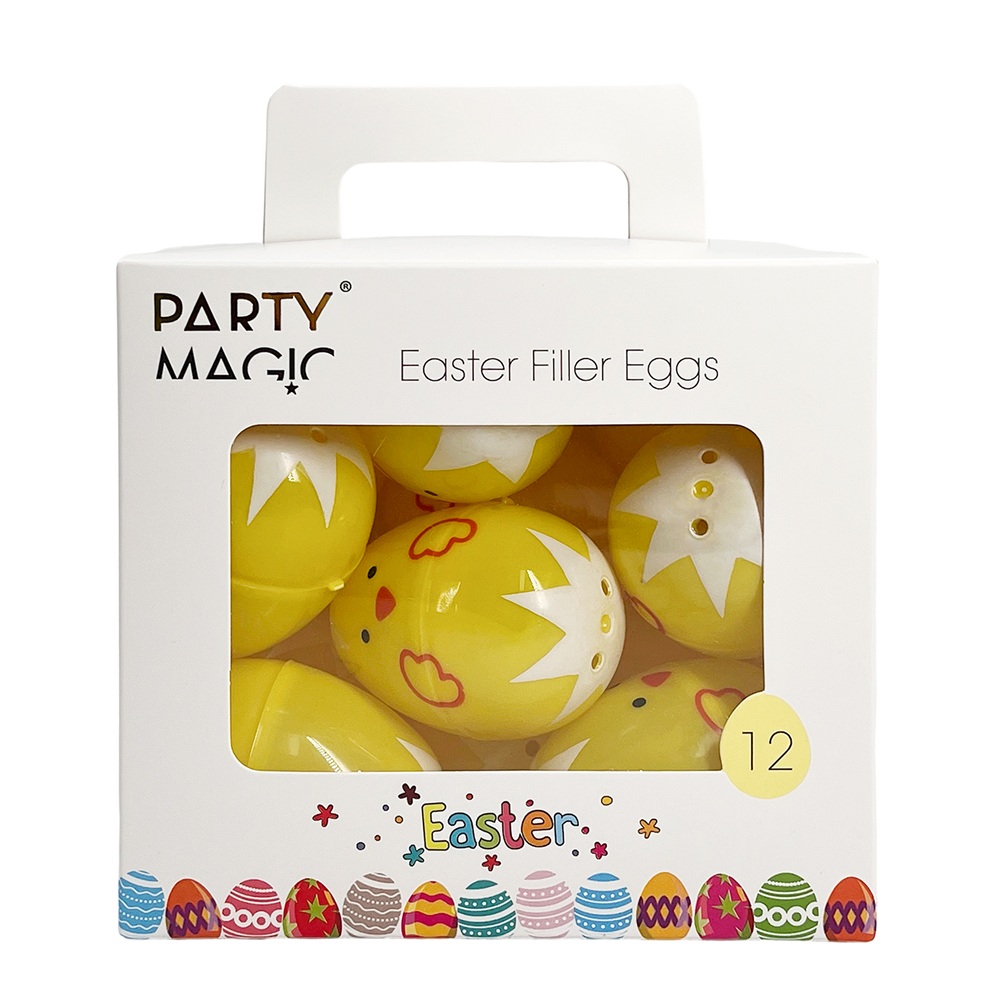 Party Magic - Chick Filler Eggs - 6 cm - 12 Pcs