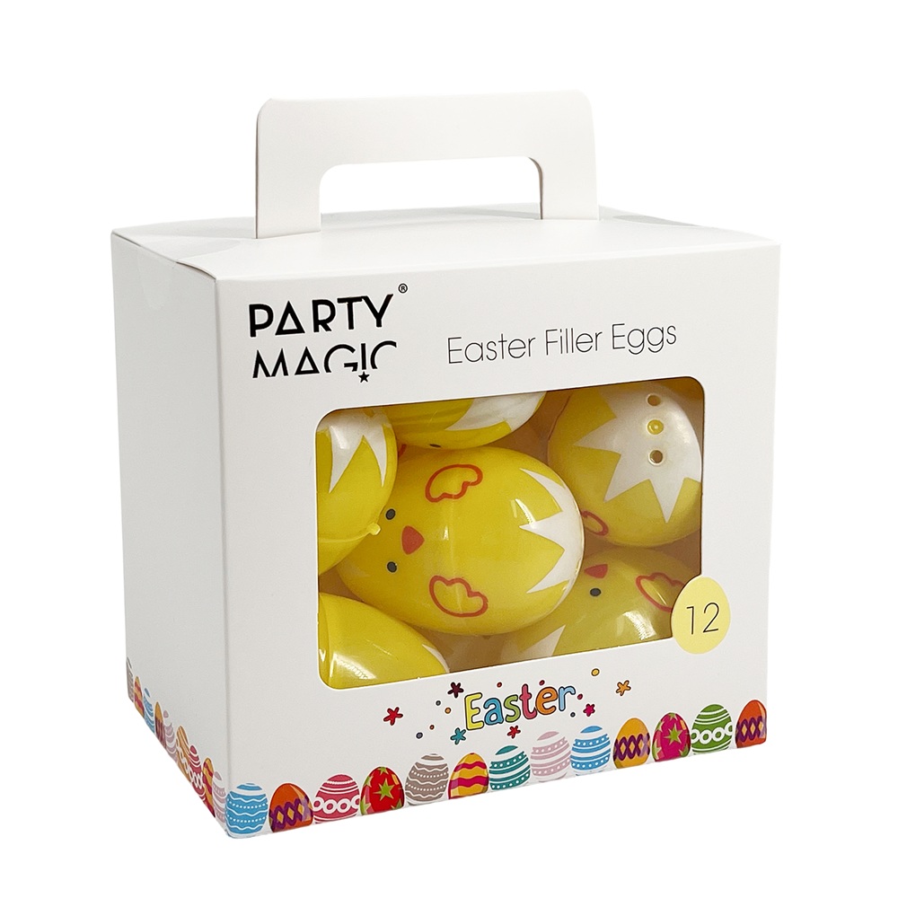 Party Magic - Chick Filler Eggs - 6 cm - 12 Pcs