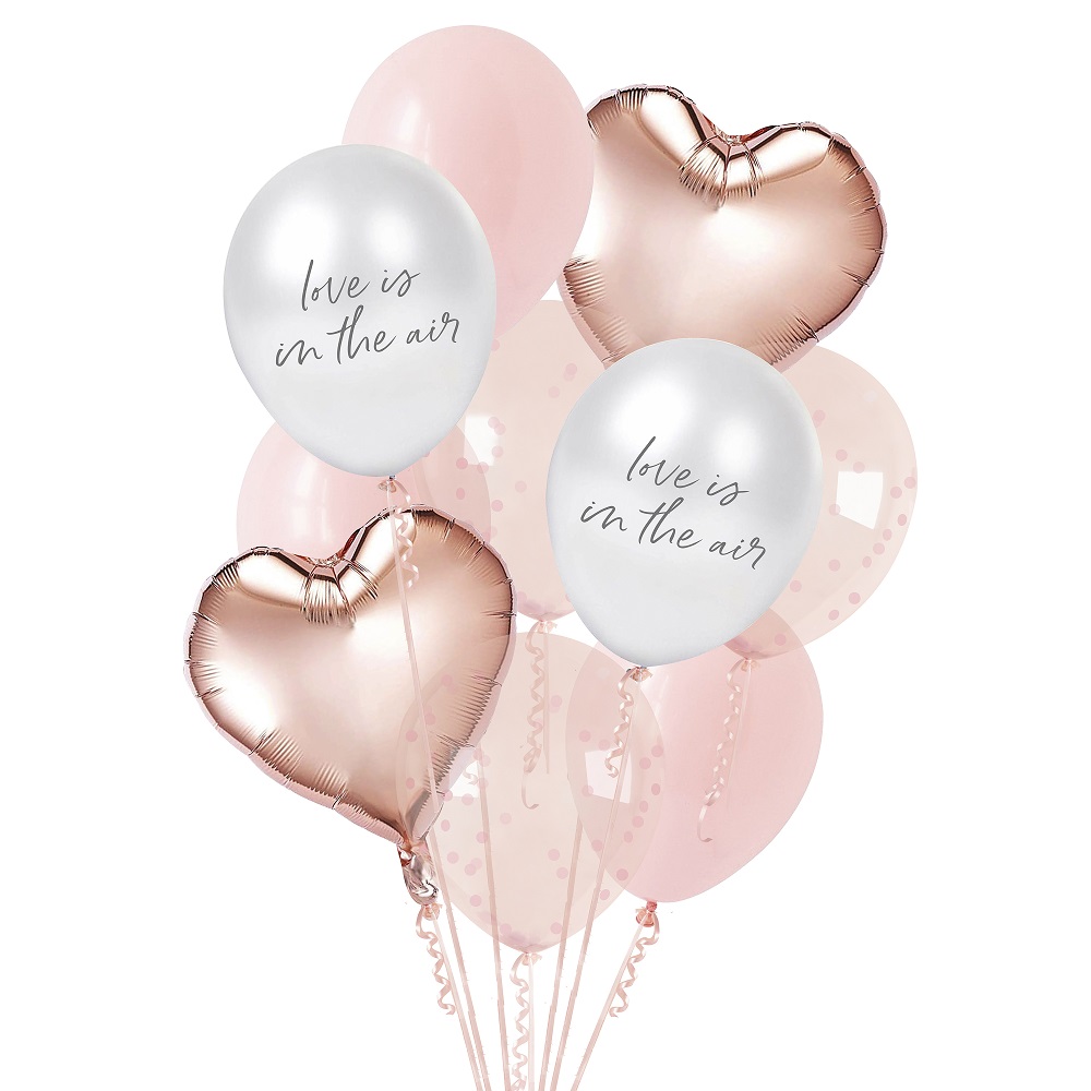 Hootyballoo - Valentine Latex & Foil Balloons - 12 pcs
