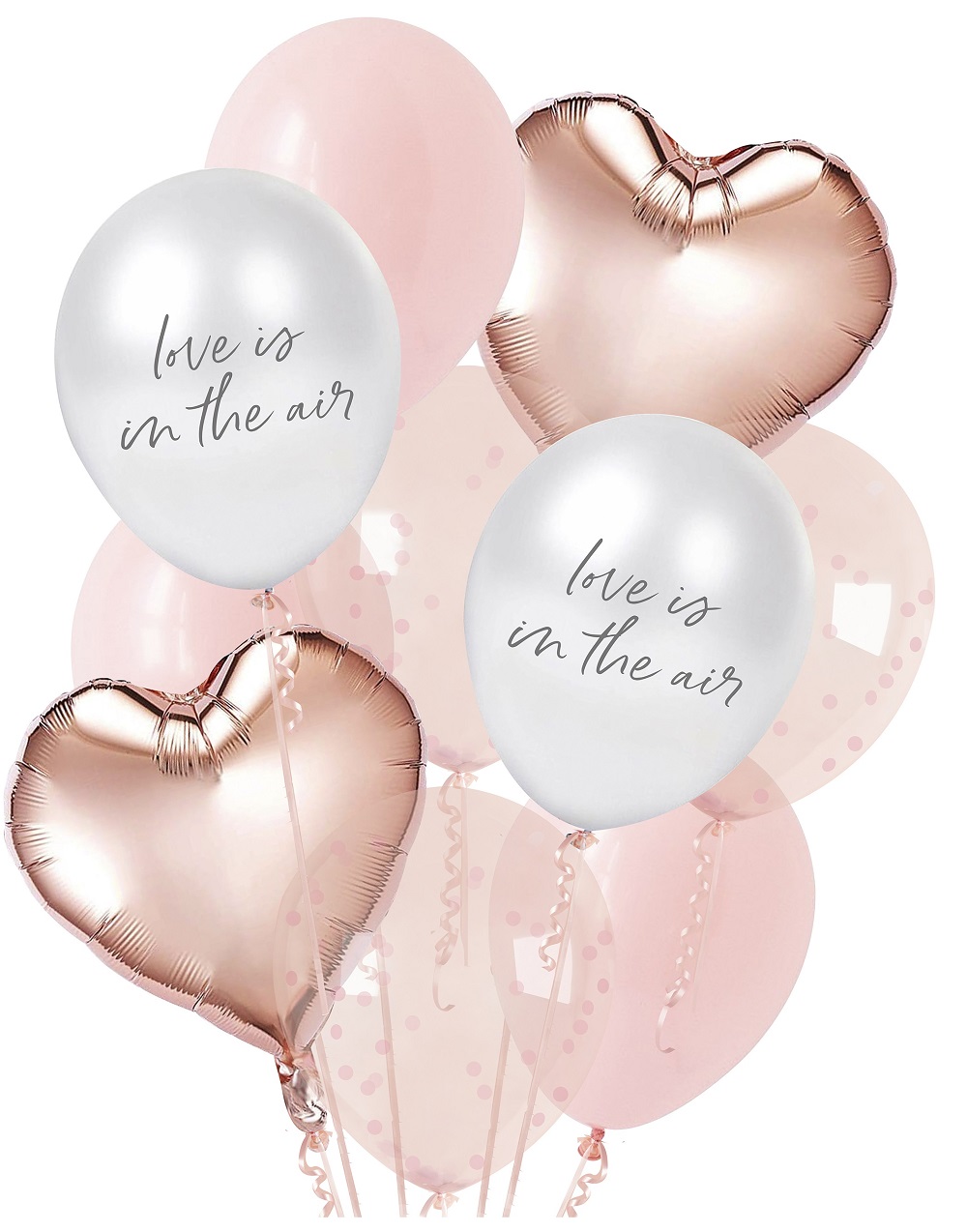Hootyballoo - Valentine Latex & Foil Balloons - 12 pcs