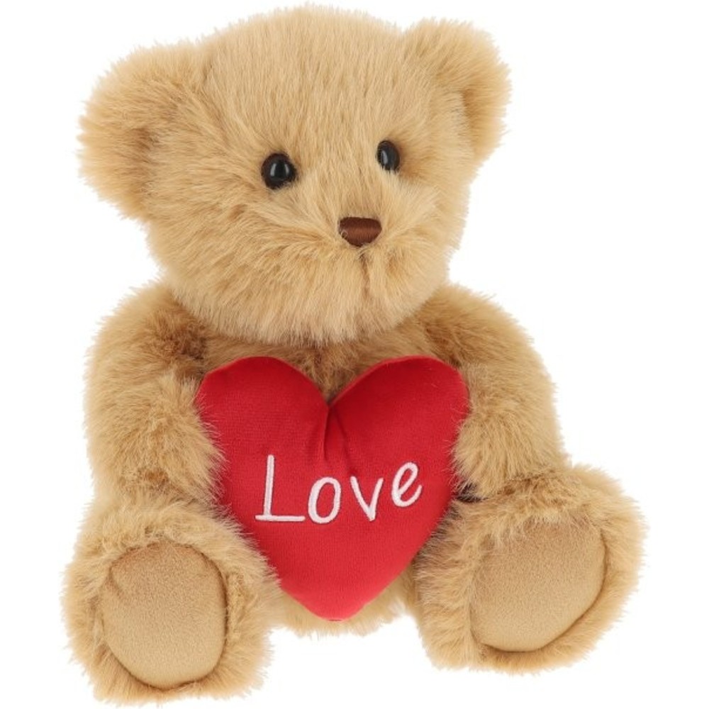 Keel Toys - Keeleco Sherwood Bear With Heart - Brown