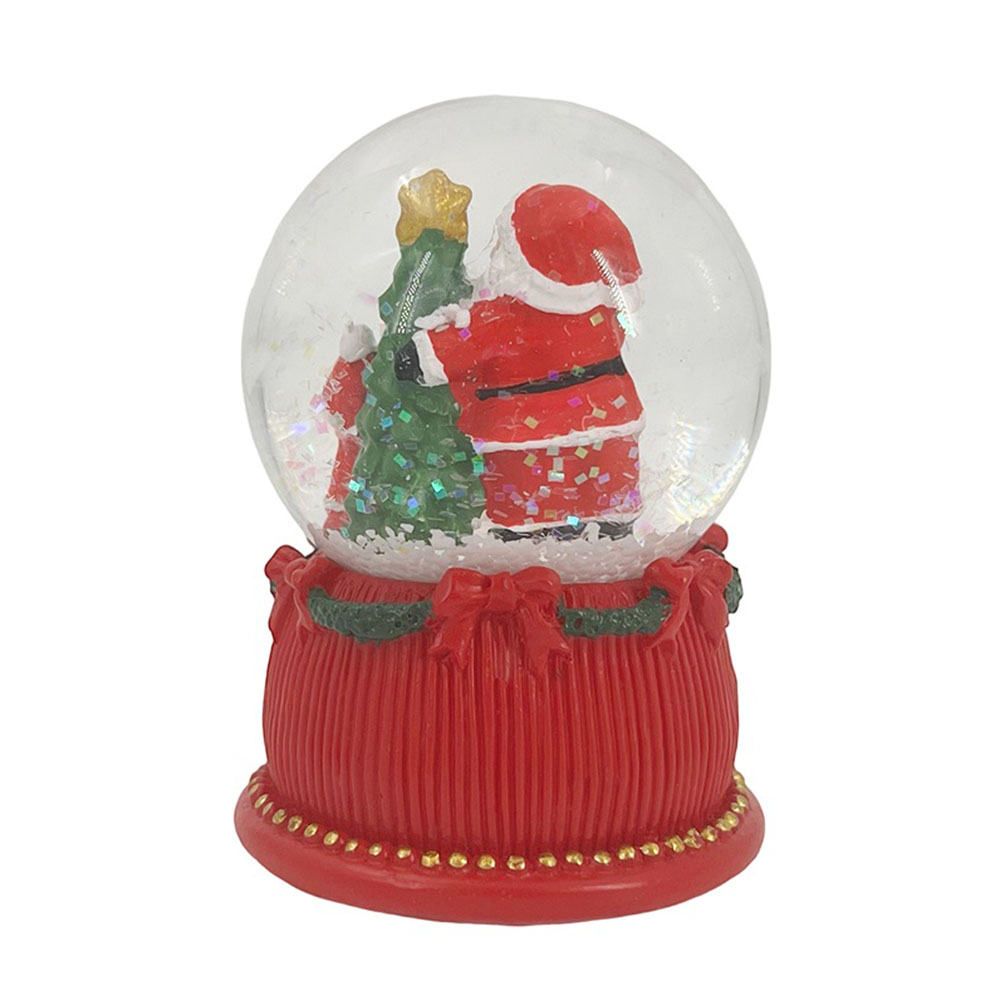 Christmas Magic Santa Water Globe - 4.5 x 4.5 x 6.5 cm