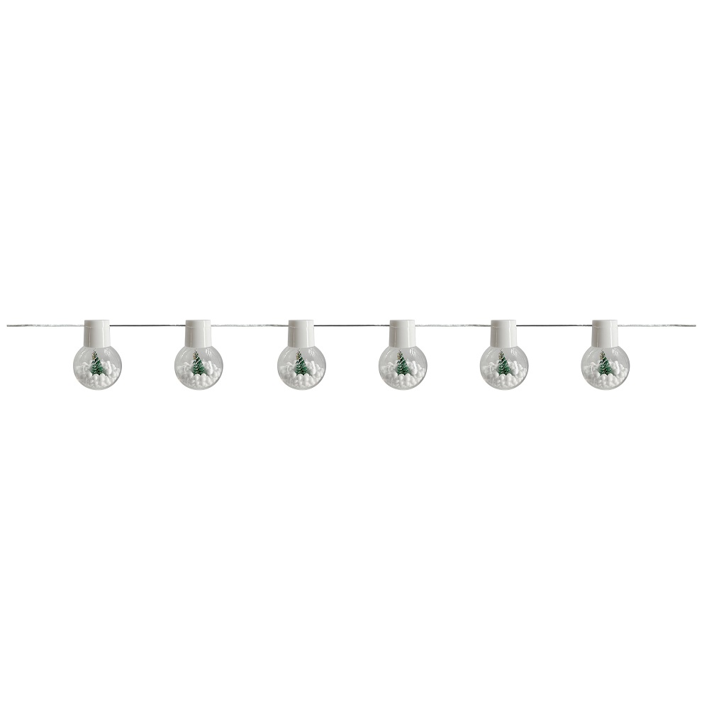 Christmas Magic - 10 LED Decorated Light - Tree Design - Warm White - 1.8 m