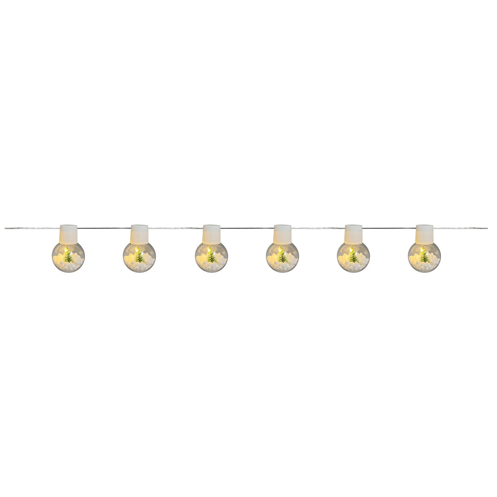 Christmas Magic - 10 LED Decorated Light - Tree Design - Warm White - 1.8 m