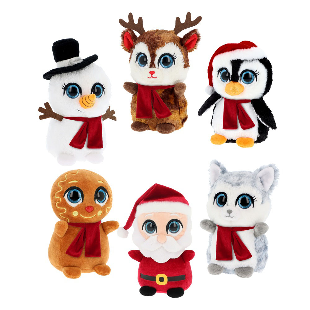 Keel Toys - Mini Motsu Christmas Display - Style May Vary - 1 Pc - 10 cm
