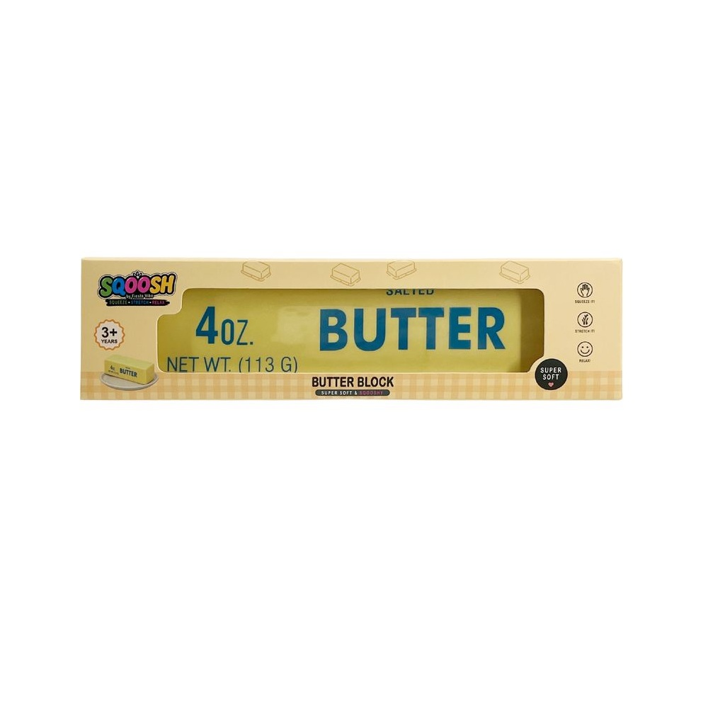 Sqoosh - Butter Block Plush - Large - Yellow