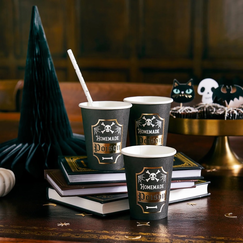 Hootyballoo - Homemade Poison Paper Cups - Pack of 8