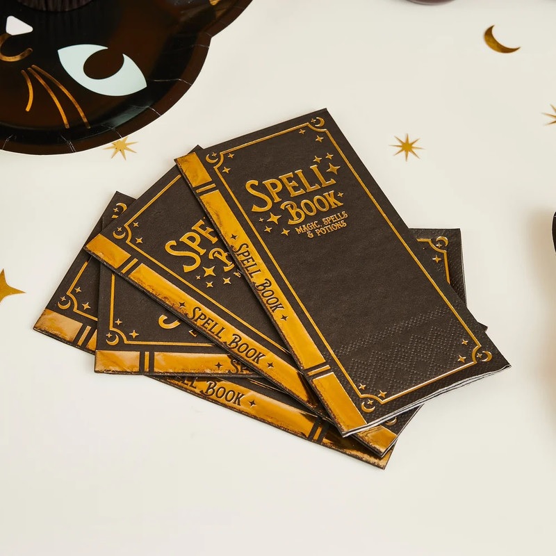 Hootyballoo - Spell Book Paper Napkins - 16pcs
