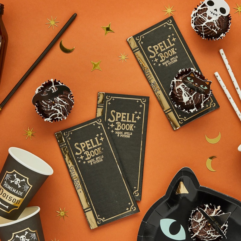 Hootyballoo - Spell Book Paper Napkins - 16pcs