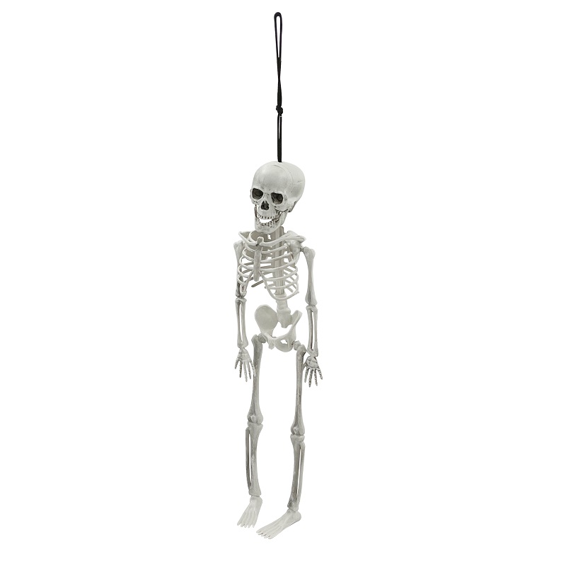 Party Magic - Halloween Decoration Hanging Skeleton - White