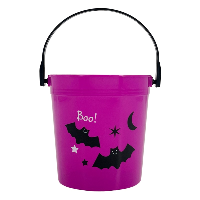 Party Magic - Halloween Bucket Purple - 11.5 x 11.5 x 12 cm