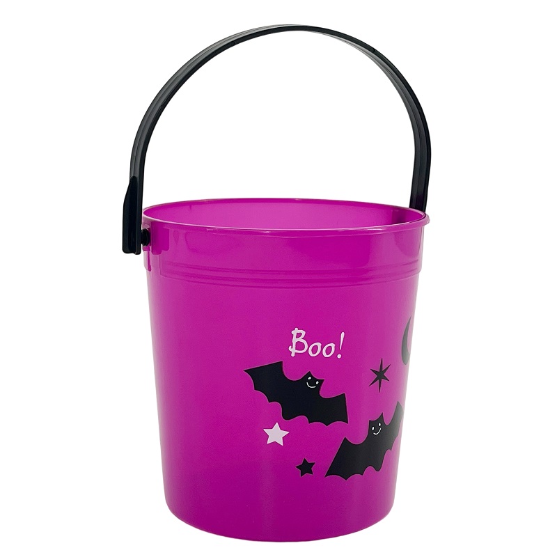 Party Magic - Halloween Bucket Purple - 11.5 x 11.5 x 12 cm