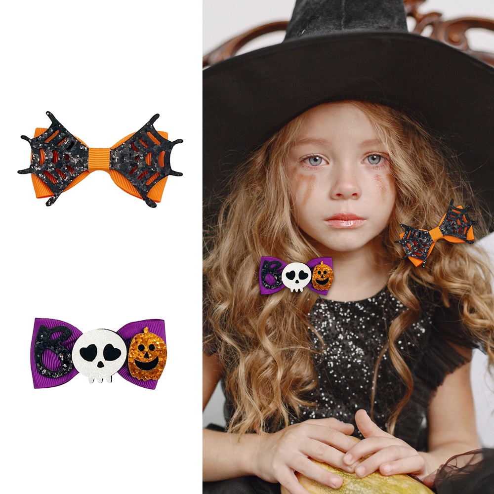 Party Magic - Halloween Hair Clip Set - Multicolor - 2 Pcs