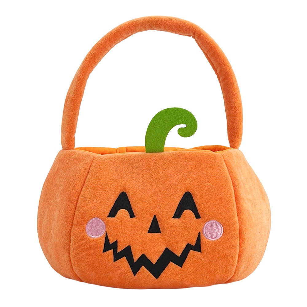 Party Magic - Halloween Plush Pumpkin Bag - Orange