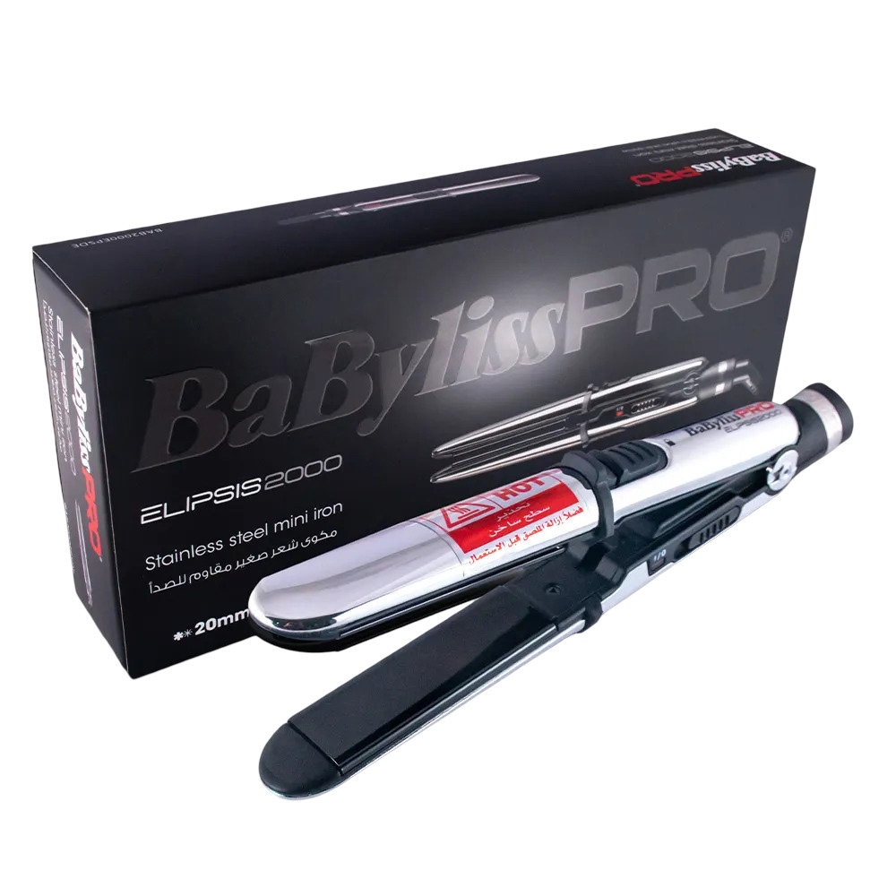 Babyliss Pro - Elipsis 2000 Stainless Steel Mini Hair Iron - Black