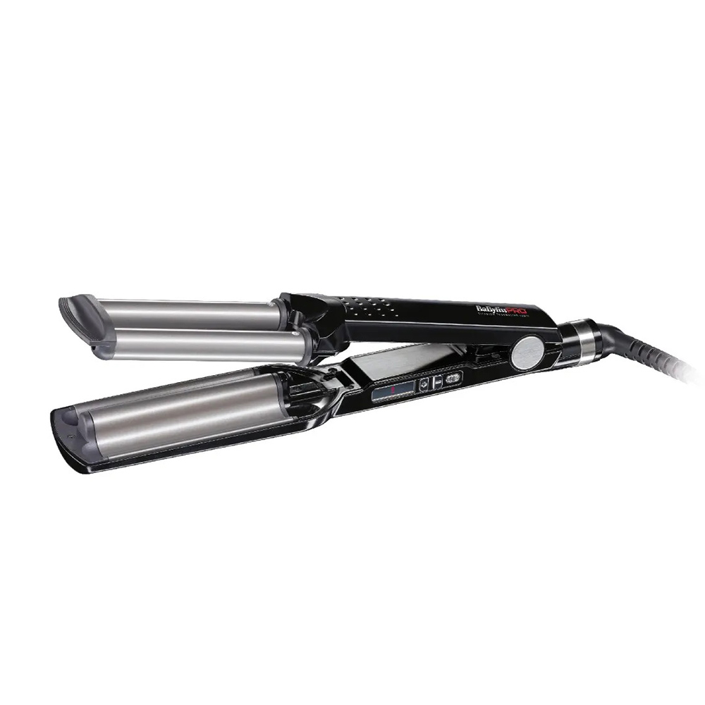 Babyliss Pro - Ionic 3D Waver Hair Styler - Silver/Black