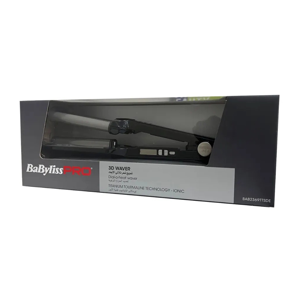 Babyliss Pro - Ionic 3D Waver Hair Styler - Silver/Black