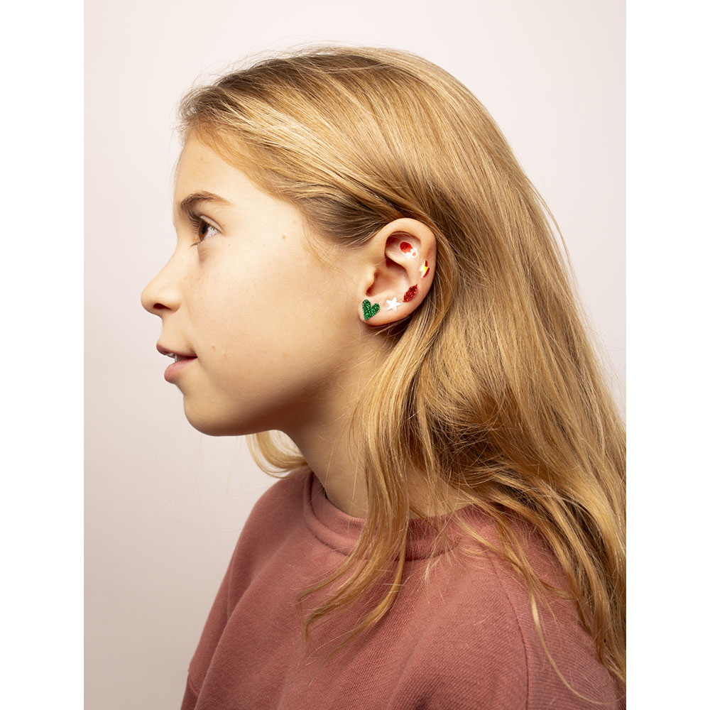 Omy - Kawaii Sticker Earrings - 104pcs