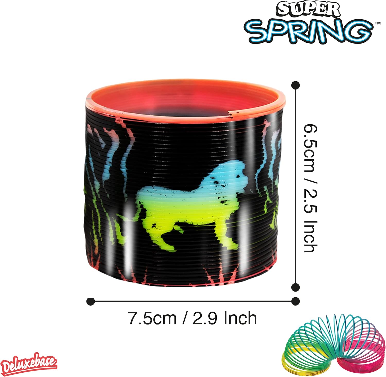 ديلوكس بيس - لعبة حسية زنبركية - سفاري