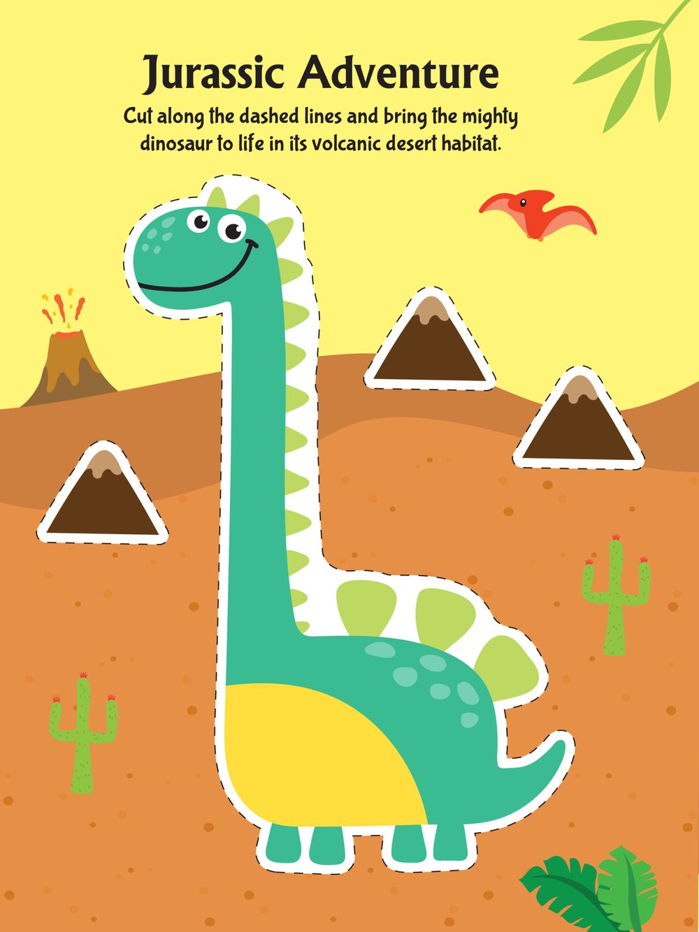 Daring Dino Scissors Skills Activity Book