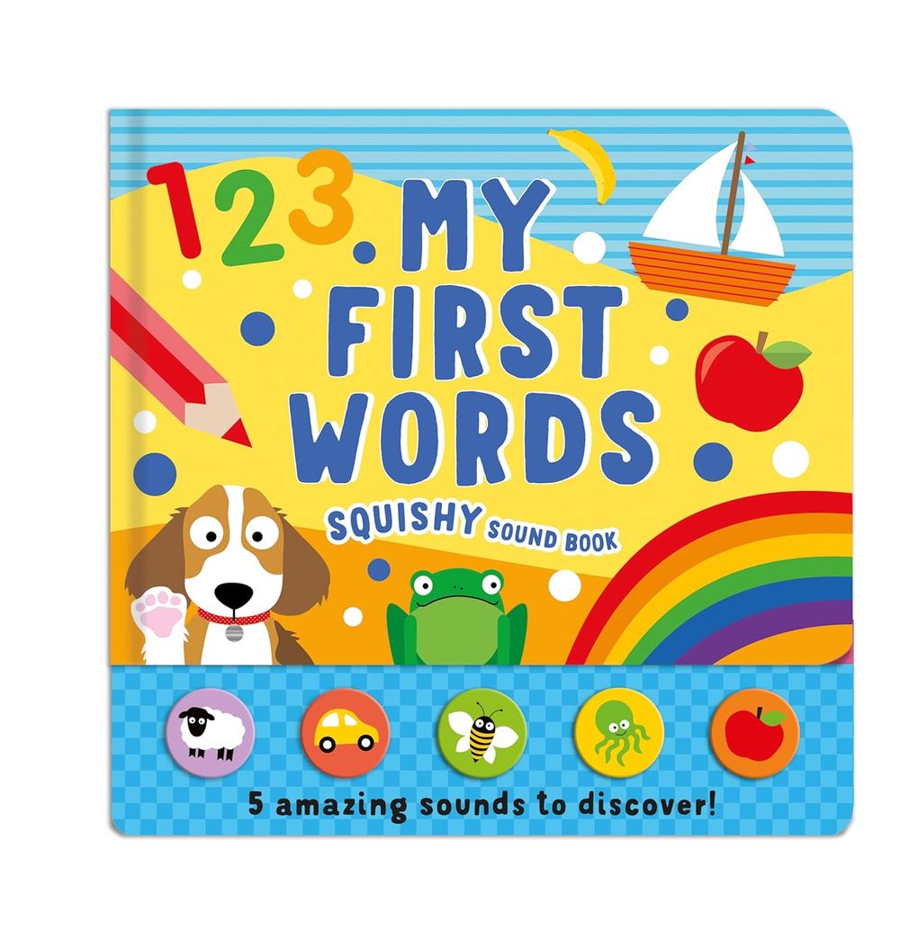 North Parade Publishing - Press/Play Silicon Sound Book - My First Words