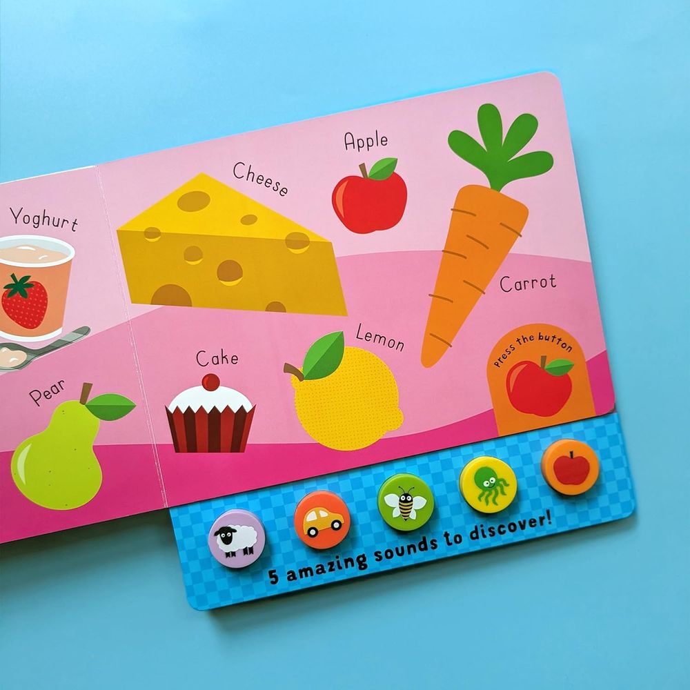 North Parade Publishing - Press/Play Silicon Sound Book - My First Words