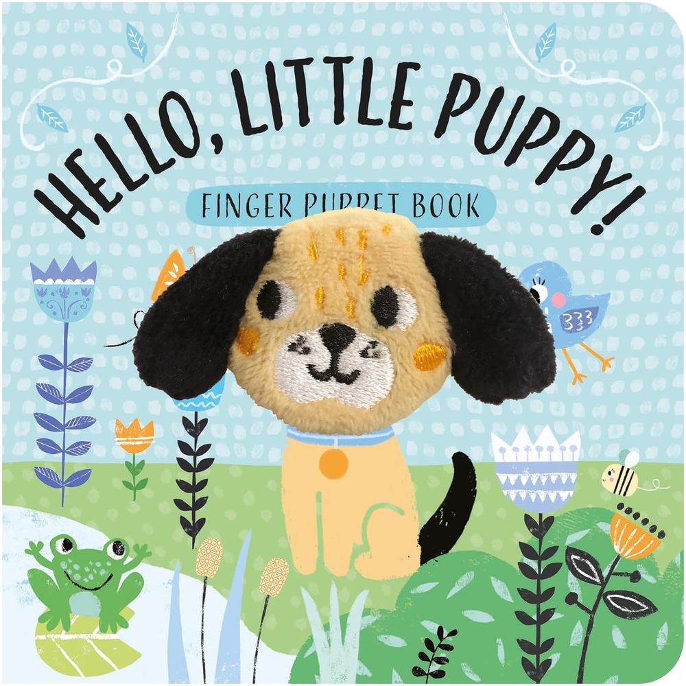 كتاب North Parade Publishing - Finger Puppet Board Book - Little Puppy