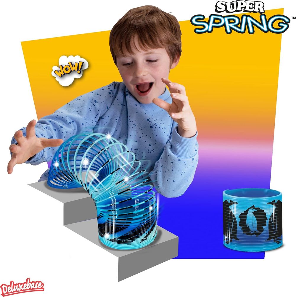 Deluxe Base - Super Spring Sensory Toy - Penguin