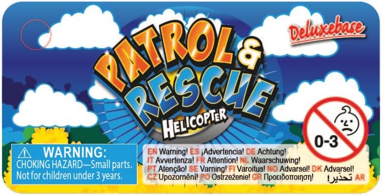 Deluxe Base - Patrol And Rescue Helicopter - T-Rex
