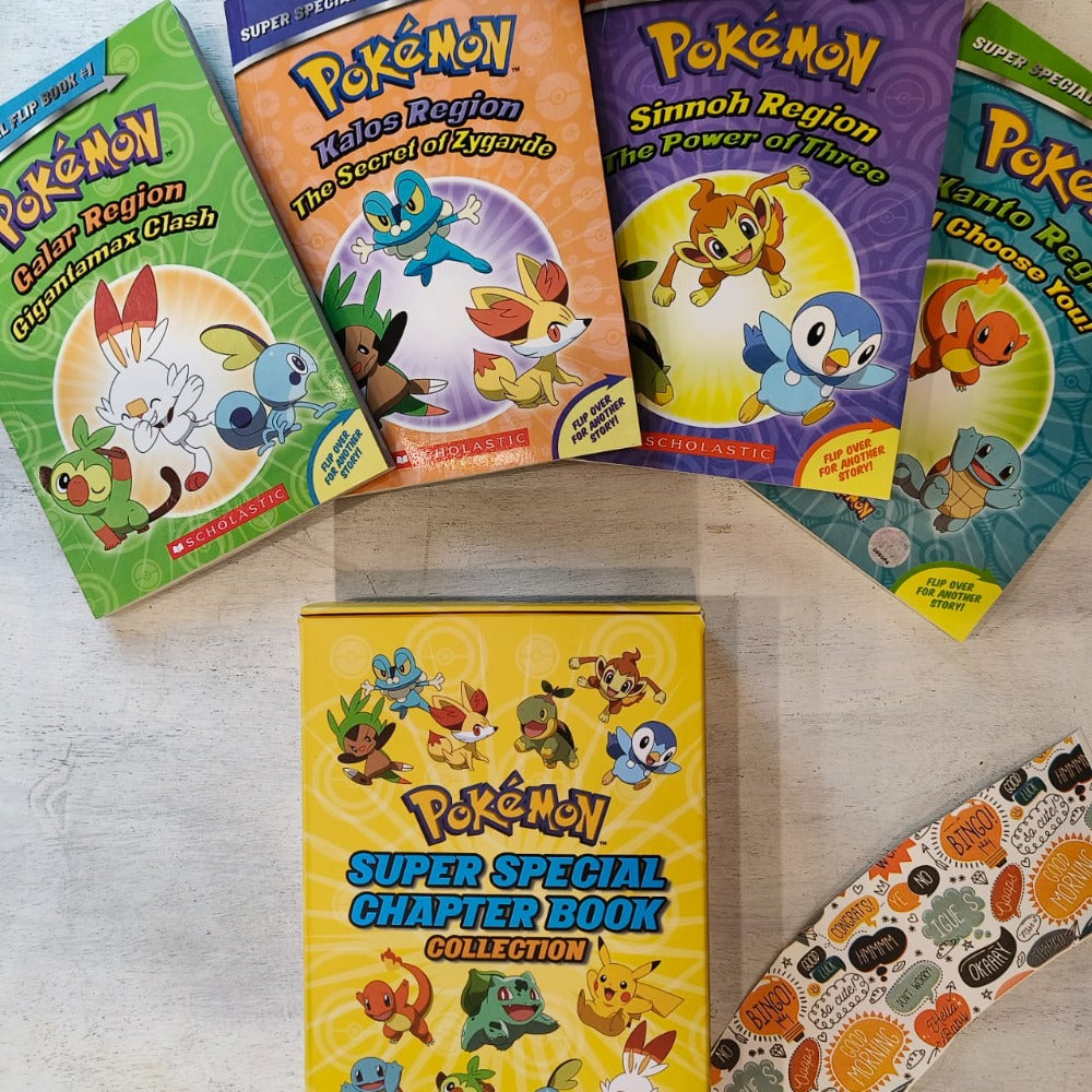 Pokemon Super Special Chapter Books - Pack of 4