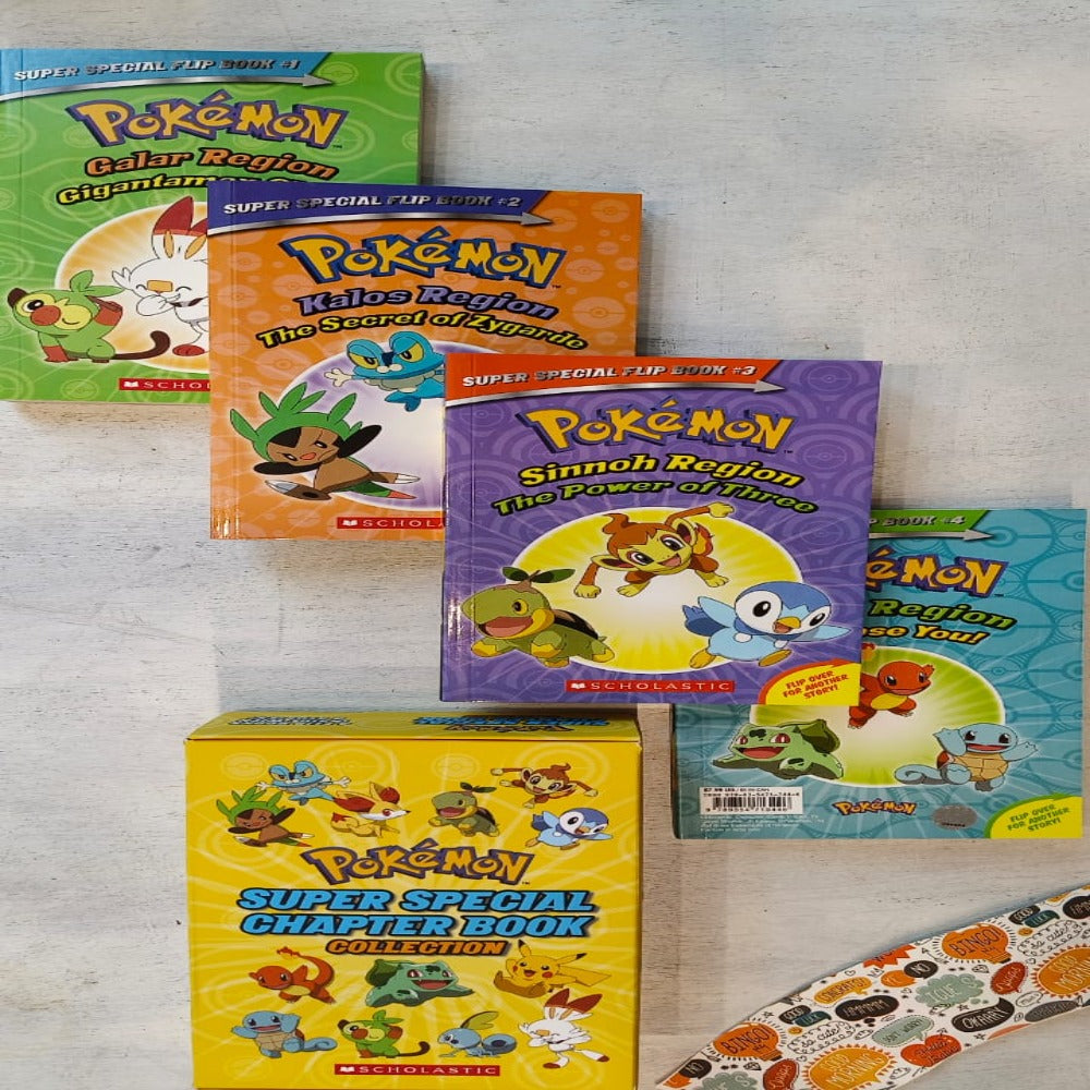 Pokemon Super Special Chapter Books - Pack of 4