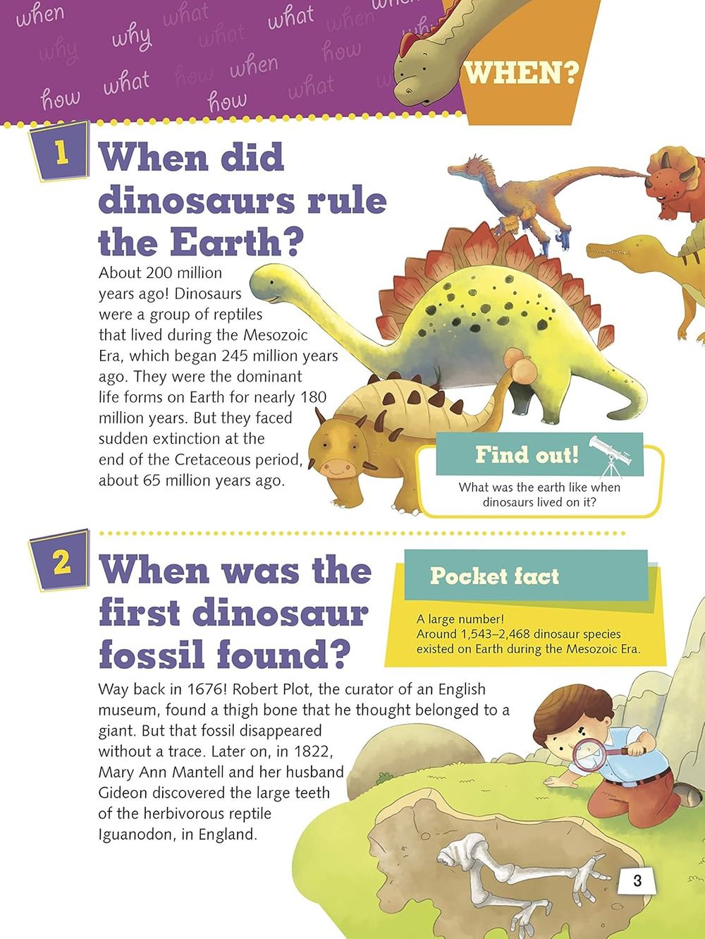 Dinosaurs When?