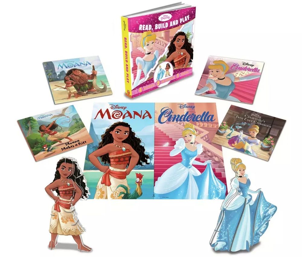 Autumn Publishing - Disney Princess Read, Build And Play