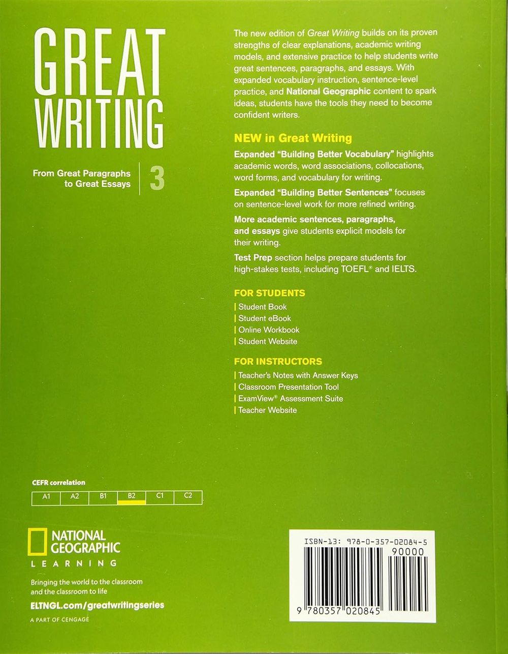 Great Writing 3: Student's Writing Book - Fifth Edition