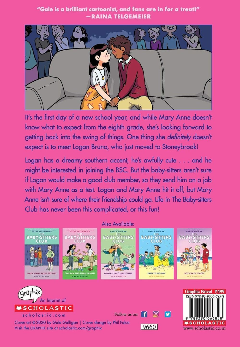 The Baby-Sitters Club Graphic Novel 08 - Logan Likes Mary Anne