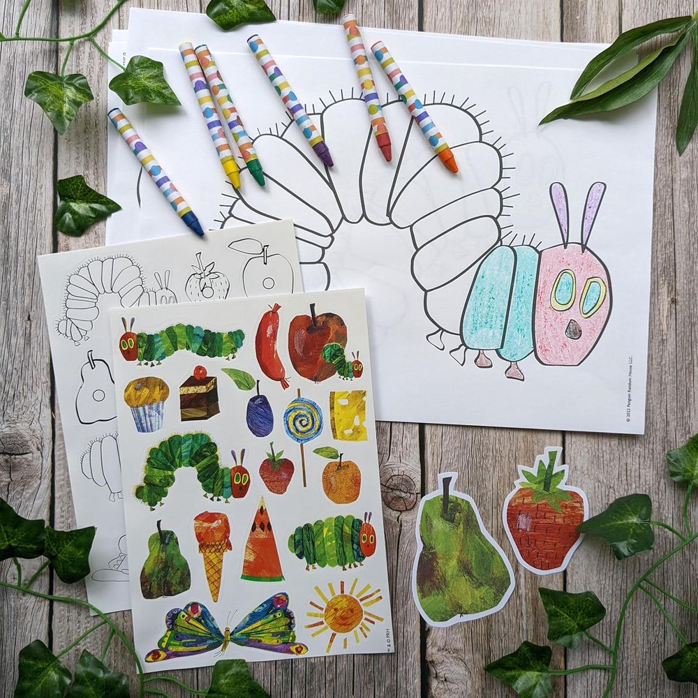 North Parade Publishing - A4 Colouring Set - Very Hungry Caterpillar
