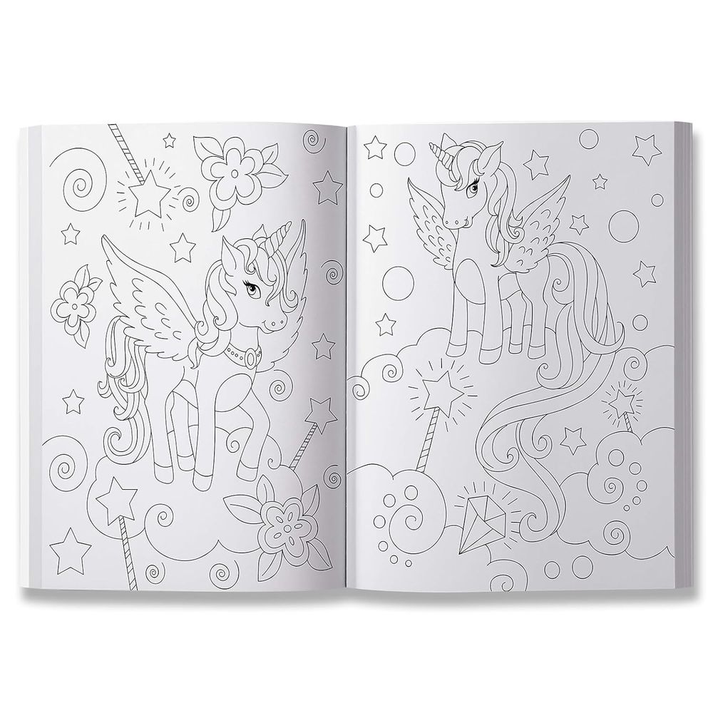 Robert Frederick - A4 Magical Creatures Colouring Set - Unicorn