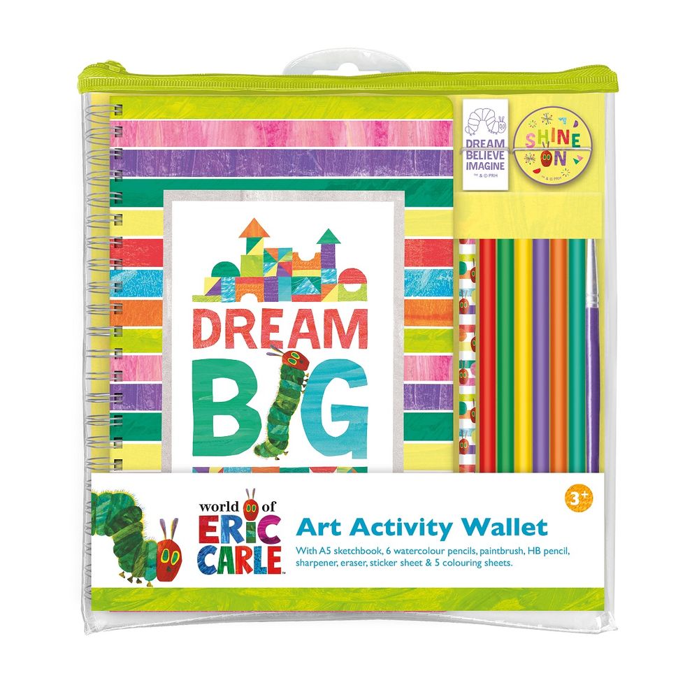 North Parade Publishing - Art Activity Wallet - Ericcarle - Very Hungry Caterpillar