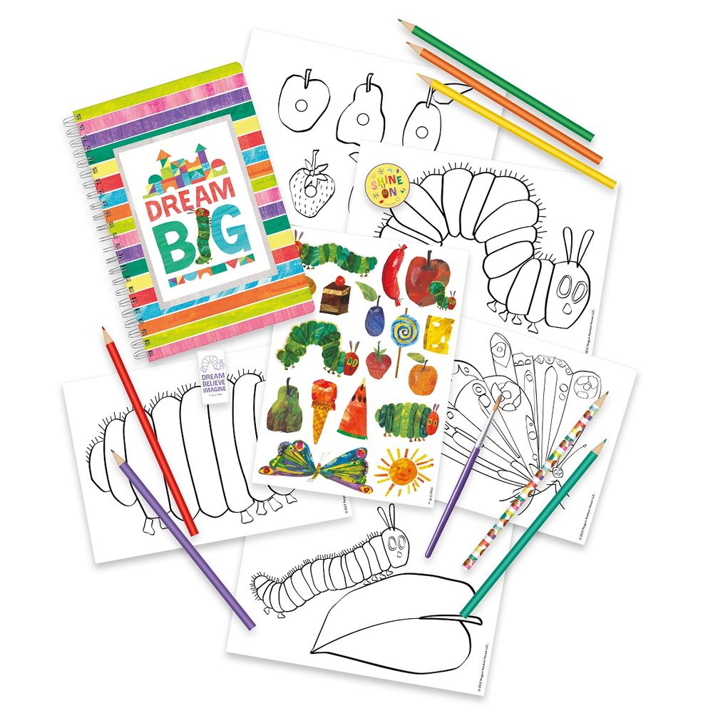 North Parade Publishing - Art Activity Wallet - Ericcarle - Very Hungry Caterpillar