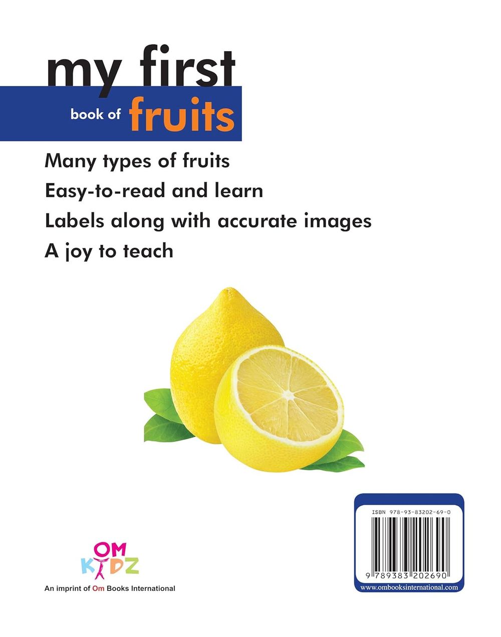 Om Books International - My First Book Of Fruits