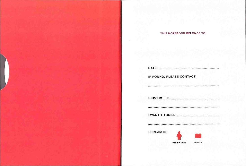 Lego - Master Builder in Training Note Book