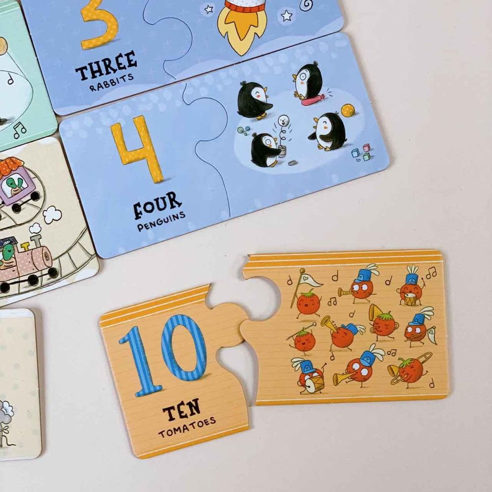 North Parade Publishing - Match And Learn Box - My Funny Numbers