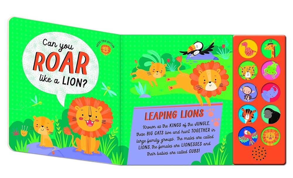 Let's Roar Animal Sound Book