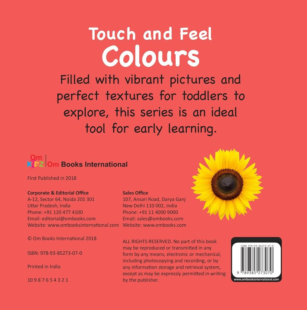 Om Books International - Touch And Feel Colours