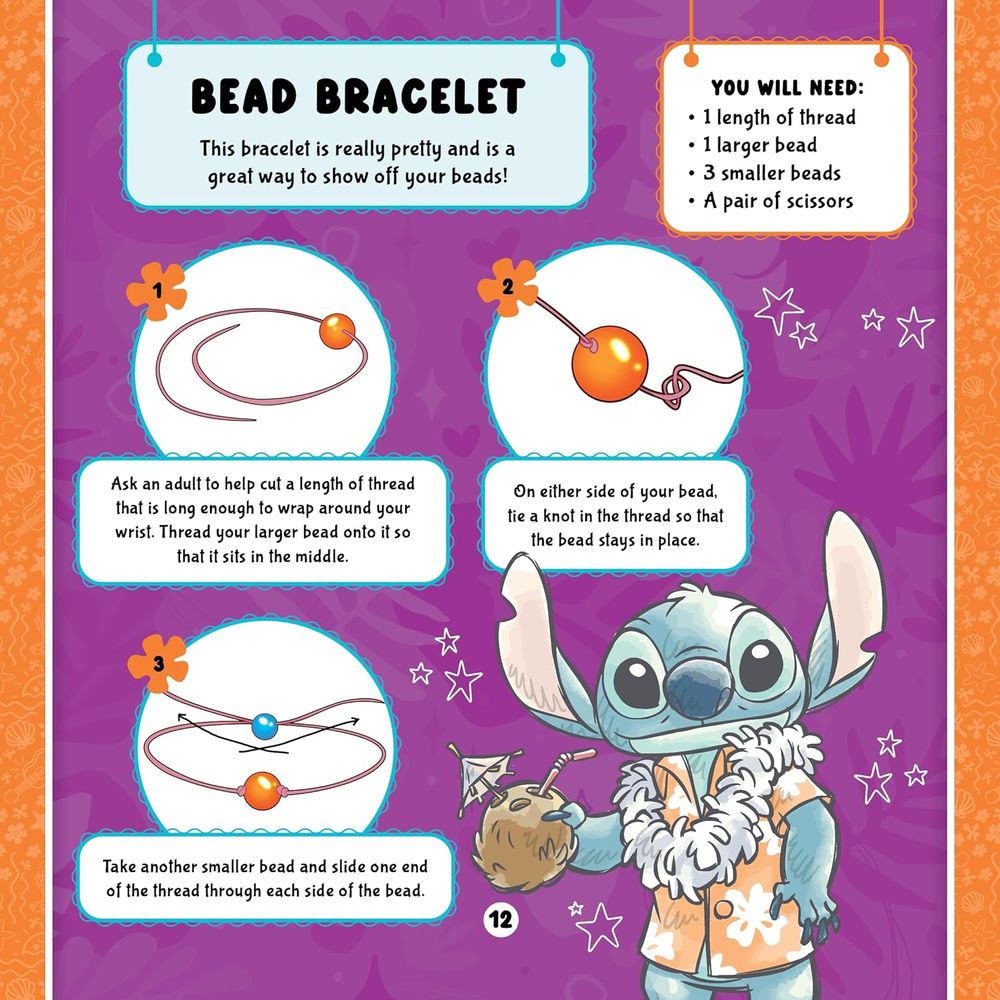 Igloo - Best Friends Activity Book & Bead Kit - Disney Stitch