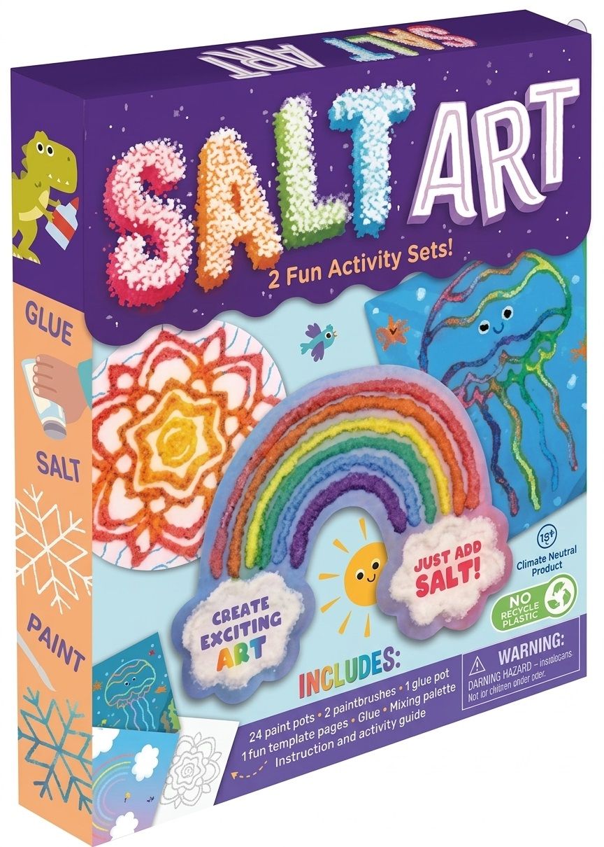 Igloo - Salt Art Activity Kit
